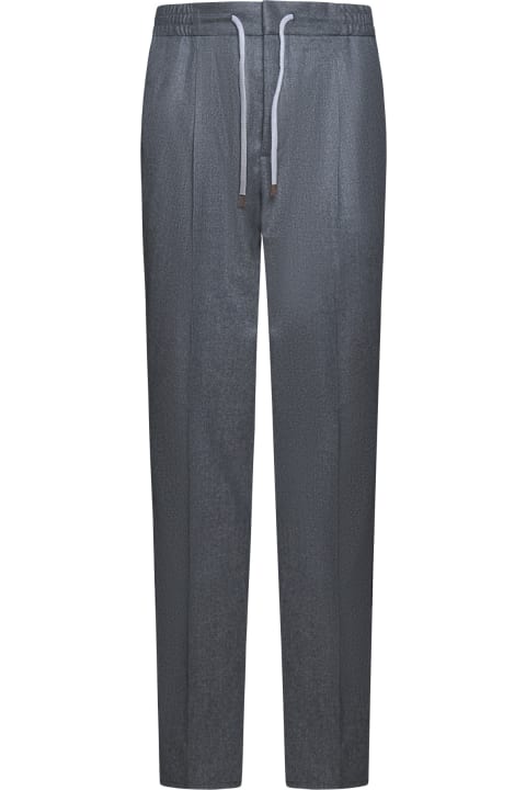 Brunello Cucinelli Clothing for Men Brunello Cucinelli Drawstring Tailored Trousers