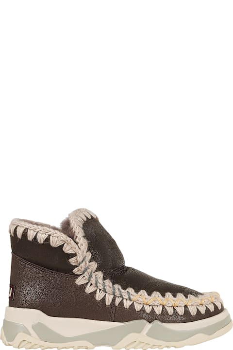 Mou أحذية سنيكرز لـ السيدات Mou Eskimo Trainer Overstitching