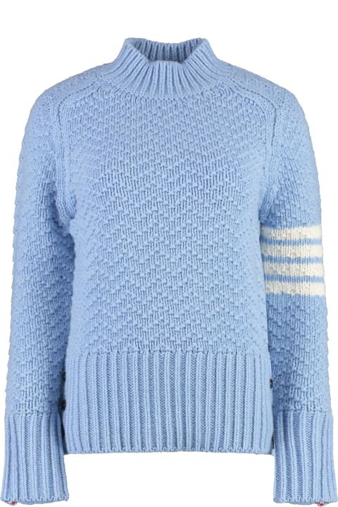 Thom Browne Sweaters for Women Thom Browne Turtleneck Wool Pullover