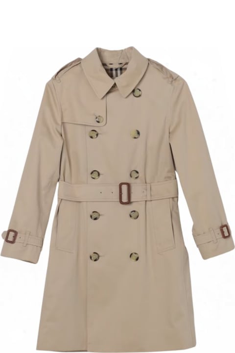 Coats & Jackets for Girls Burberry Kg6 Mayfair Org