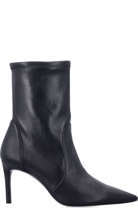 Stuart Weitzman Stuart Power 75 Stretch Sock Booties Stuart Weitzman