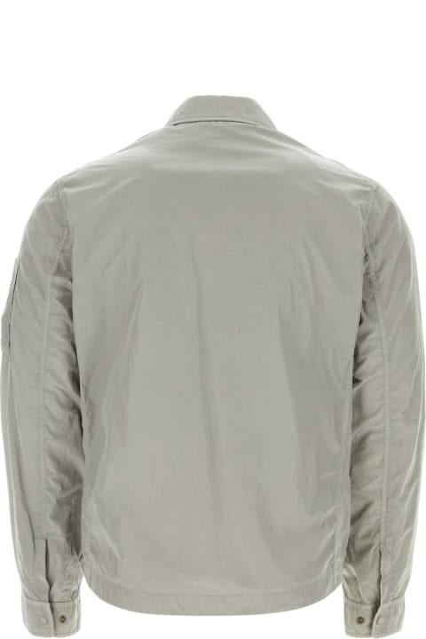 C.P. Company Coats & Jackets for Men C.P. Company Grey Nylon Chrome-r Windbreaker