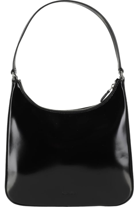 Staud - Women's Alec Shoulder Bag - Black - Leather