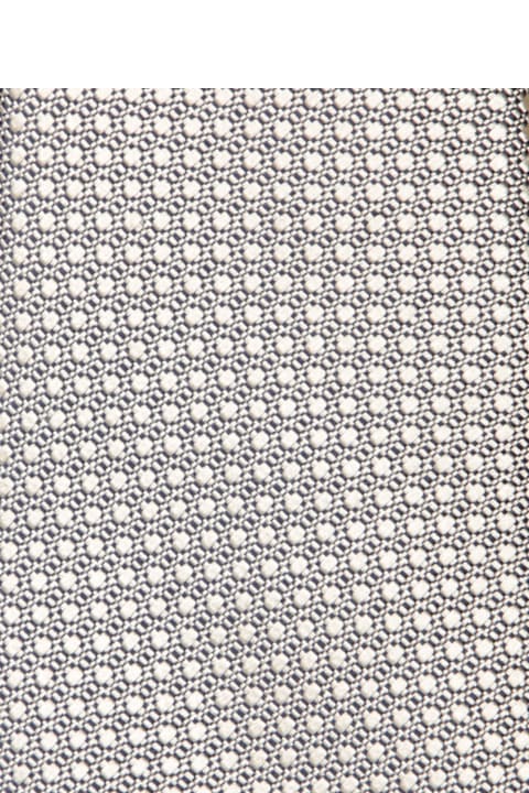 Canali for Men Canali Beige Micro Circles Tie