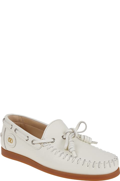 Homeware Valentino Garavani Boat Shoe | Palm Avenue | Bufalo/antique Brass Logo/rs