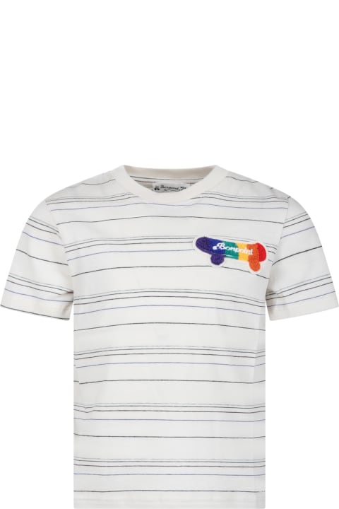 Bonpoint T-Shirts & Polo Shirts for Boys Bonpoint Ivory T-shirt For Boy