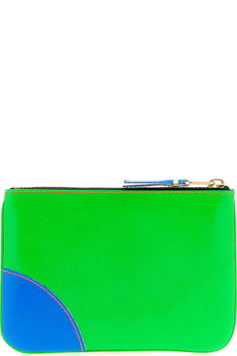 Comme des Garçons Wallet for Kids Comme des Garçons Wallet 'super Fluo' Card Holder