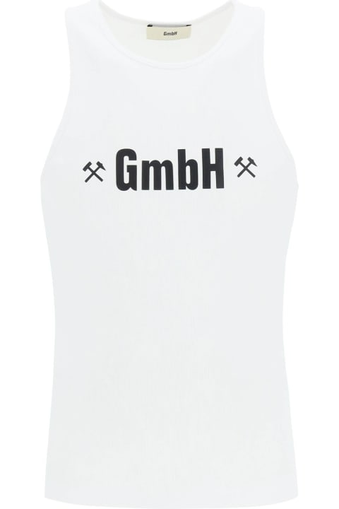 GMBH for Women GMBH Logo Print Ribbed Tank Top