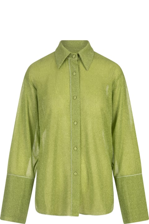 Oseree Topwear for Women Oseree Lime Lumiere Shirt