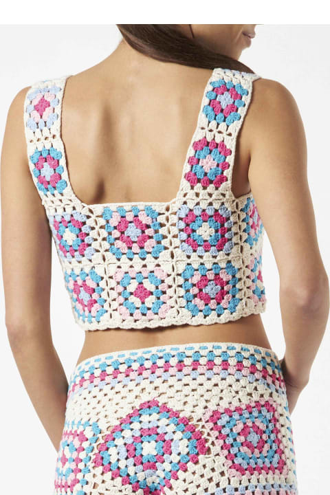 Fashion for Women MC2 Saint Barth Woman Handmade Crochet Top