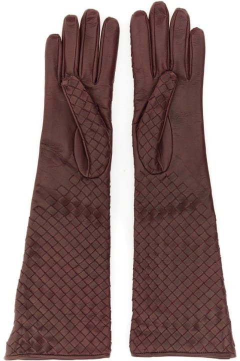 Bottega Veneta Gloves for Women Bottega Veneta Intrecciato Midi Gloves