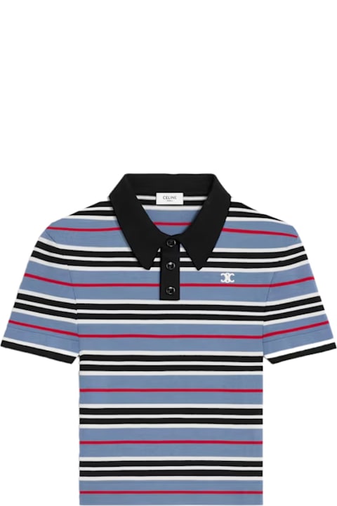 Celine for Kids Celine Striped Polo.