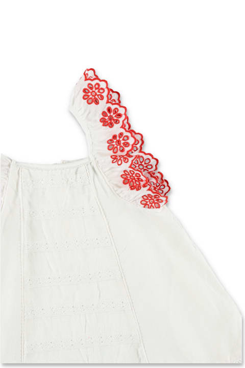 Homeware Stella McCartney Kids Stella Mccartney Kids Embroidered Linen-cotton Dress