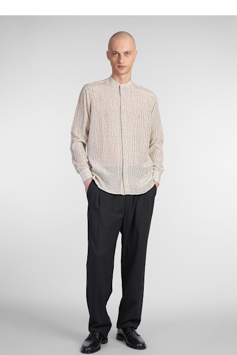 Laneus for Women Laneus Shirt In Beige Silk