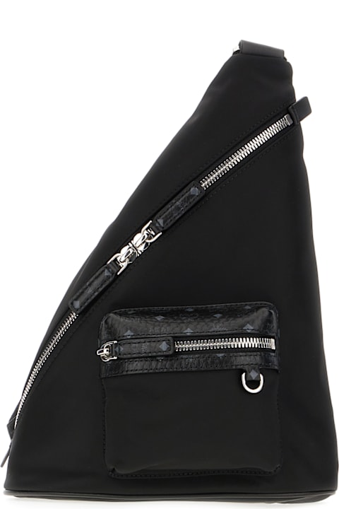 MCM Bags for Men MCM Black Nylon Belt Bag