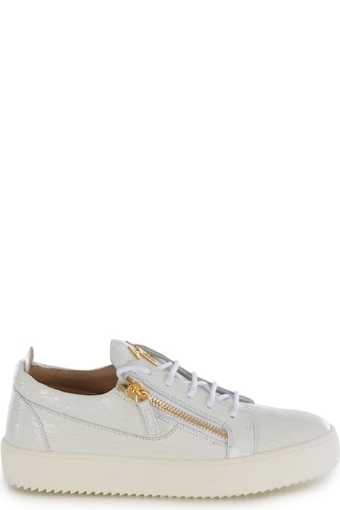 Shoes for Men Giuseppe Zanotti Sneakers Giuseppe Zanotti "frenkie" Made Of Leather