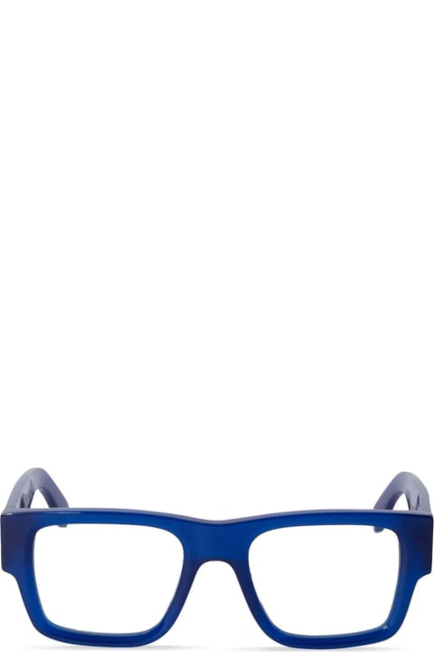 メンズ アイウェア Off-White Off White Oerj040 Style 40 4700 Blue Glasses
