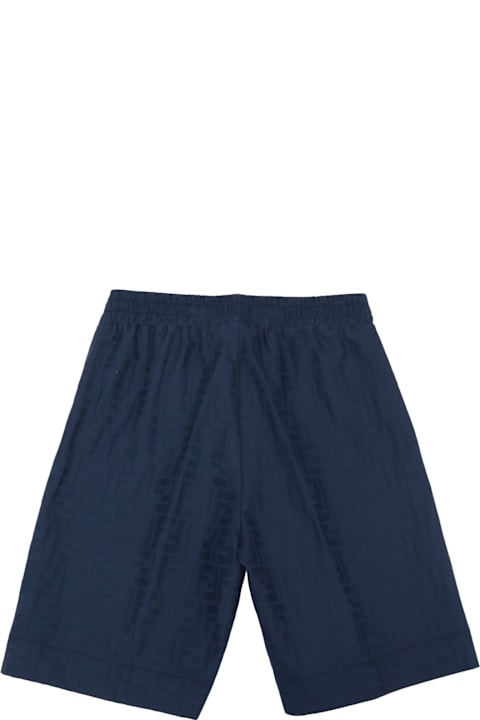 Fendi Bottoms for Boys Fendi Ff Cotton Shorts