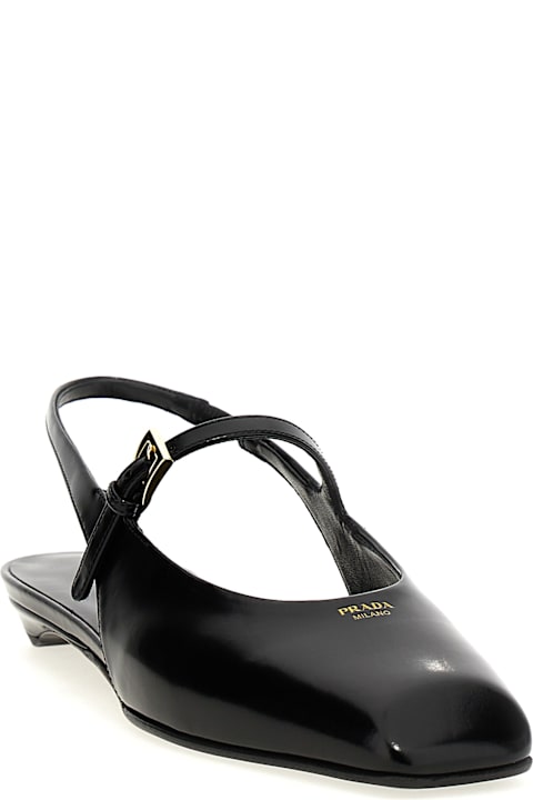 Prada for Women Prada Logo Slingback