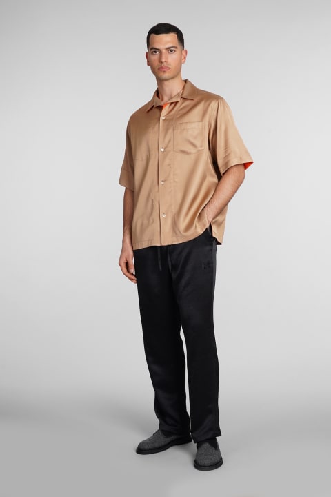 4sdesigns Clothing for Men 4sdesigns Shirt In Beige Viscose