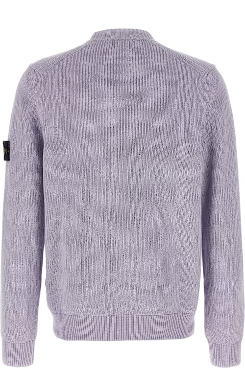Sweaters for Men Stone Island Logo Badge Sweater