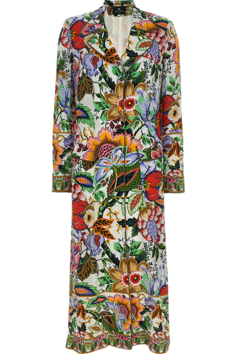 Etro Coats & Jackets for Women Etro Floral Coat
