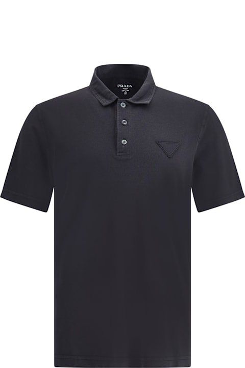 Prada Topwear for Men Prada Logoed Polo Shirt