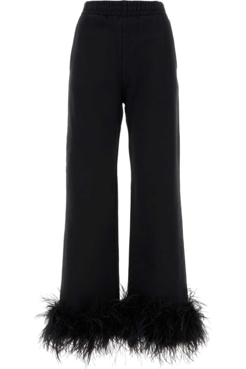 Pants & Shorts for Women Prada Black Cotton Joggers