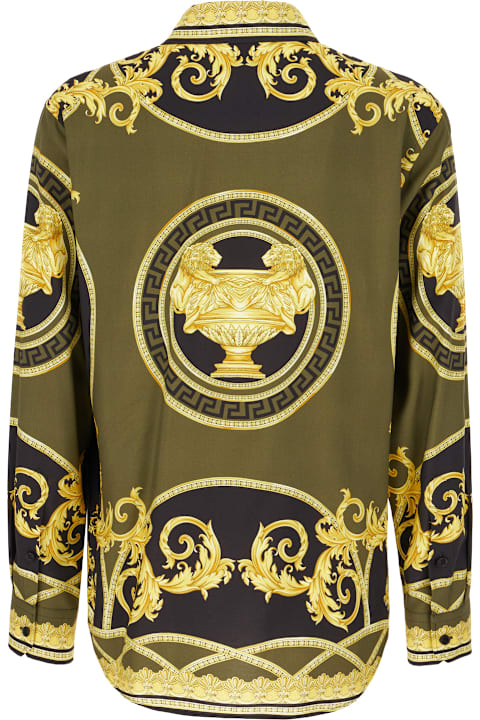 Versace قمصان لـ القسم الرجالي Versace Printed Viscose Shirt