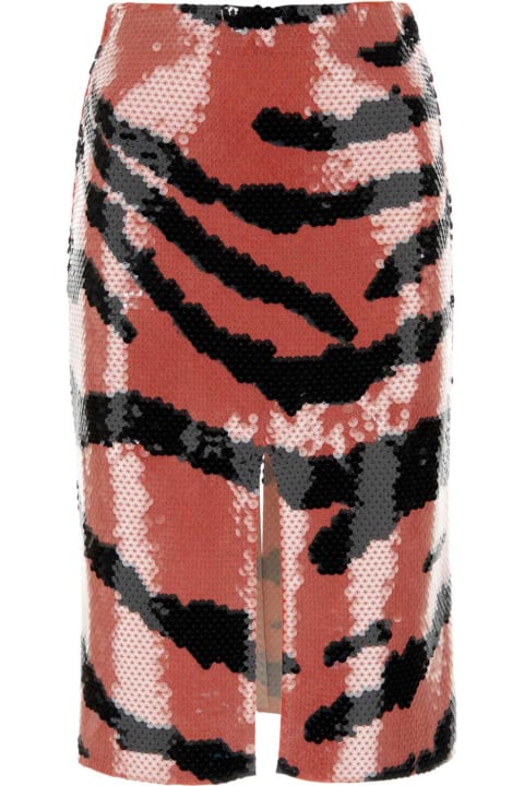 ウィメンズ新着アイテム Bottega Veneta Embellished Viscose Skirt