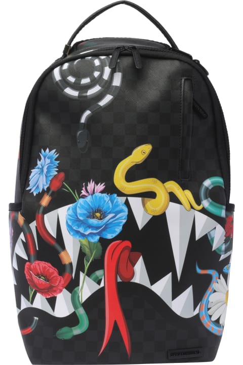 Sprayground Backpacks for Men Sprayground Snakes On A Bag Backpack