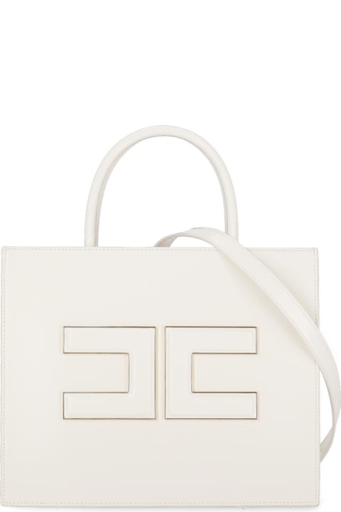 ウィメンズ新着アイテム Elisabetta Franchi Shopping Bag With Logo