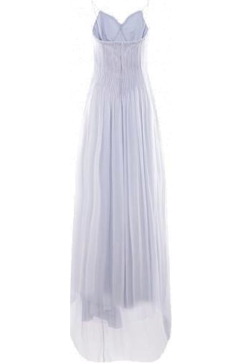 Ermanno Scervino Dresses for Women Ermanno Scervino Semi-sheer Pleated Maxi Dress
