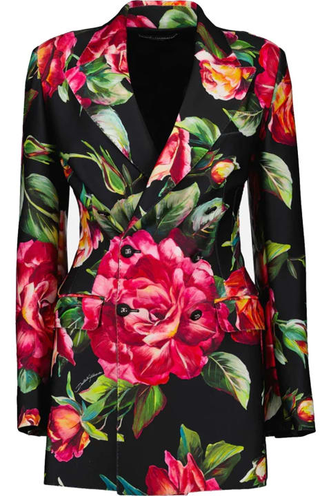 Dolce & Gabbana Sale for Women Dolce & Gabbana Flower Print Blazer