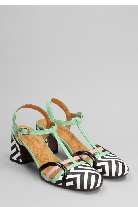 Chie Mihara Sandals for Women Chie Mihara Fendy Pumps In Green Leather