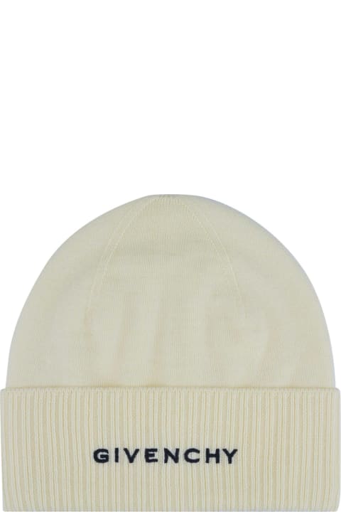 Givenchy Men Givenchy Wool Logo Hat