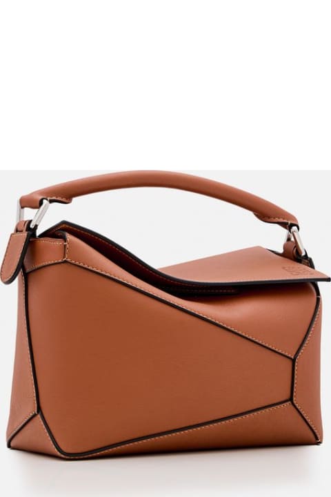 Loewe for Women Loewe Small Puzzle Edge Leather Handbag