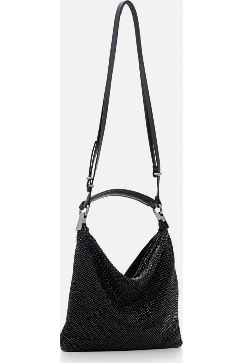 Benedetta Bruzziches Shoulder Bags for Women Benedetta Bruzziches Bella Ciao Rhinestone Shoulder Bag