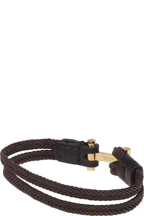 Tom Ford Jewelry for Men Tom Ford Braided Nylon Bracelet
