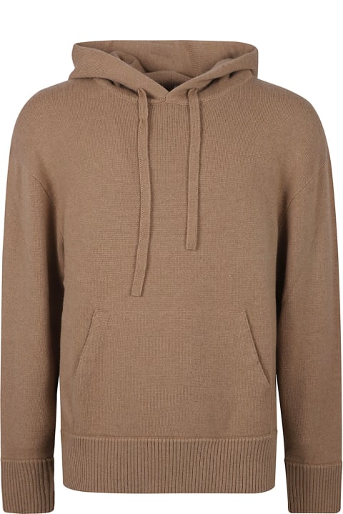 Fashion for Women Zegna Drawstring Hood Plain Ribbed Hoodie