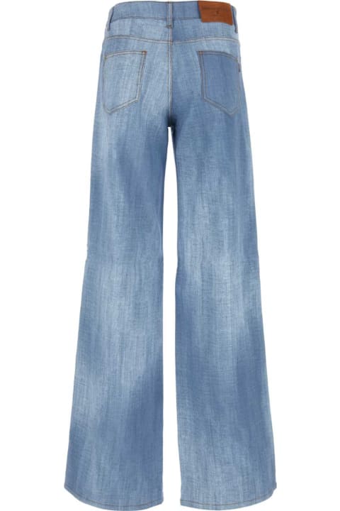 Jeans for Women Ermanno Scervino Denim Wide-leg Jeans