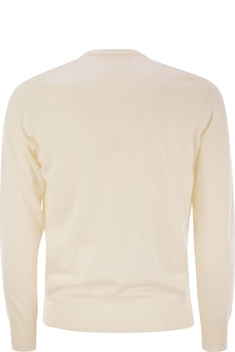 MC2 Saint Barth for Men MC2 Saint Barth Amo Cortina Da Un Pezzo Sweater In Wool And Cashmere Blend