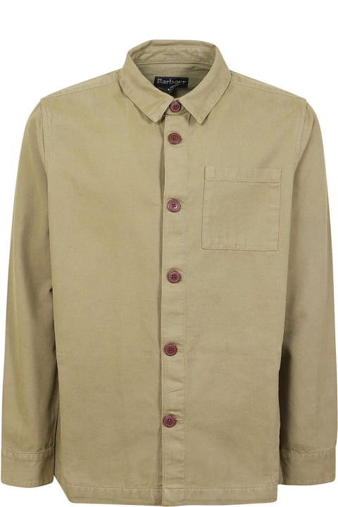 Barbour for Men Barbour Long Sleeved Buttoned Overshirt