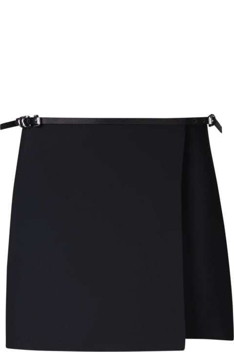 Clothing for Women Givenchy Voyou Black Mini-skirt