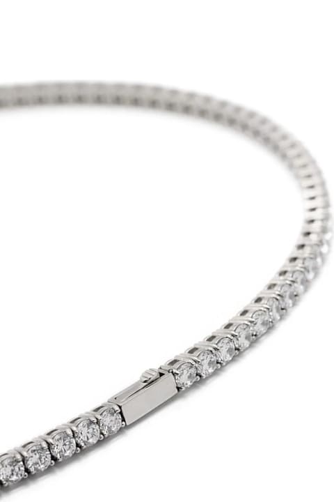 Jewelry for Men Darkai White Tennis M Necklace
