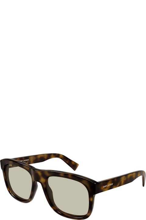 Eyewear Sale for Men Saint Laurent Eyewear Saint Laurent Sl 558 Sl Logo 013 Havana Brown Sunglasses