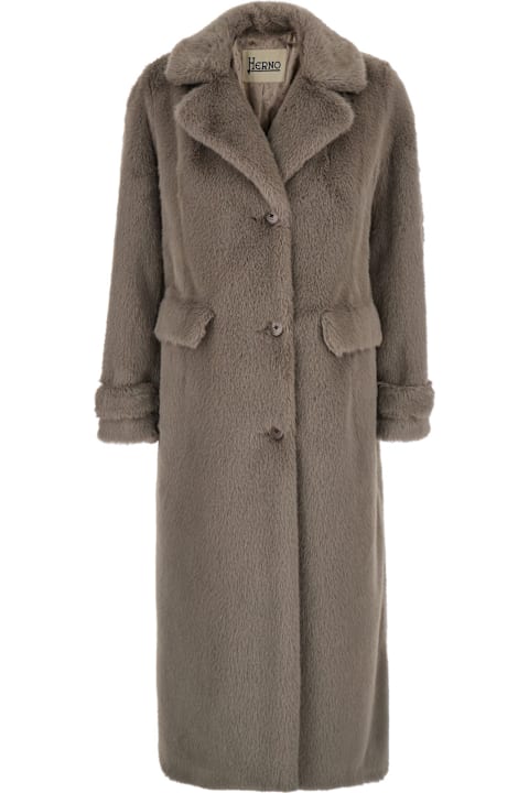 Herno for Women Herno Cappotto Visone Faux Fur