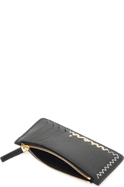 Marni محافظ لـ السيدات Marni Embroidered Card Holder