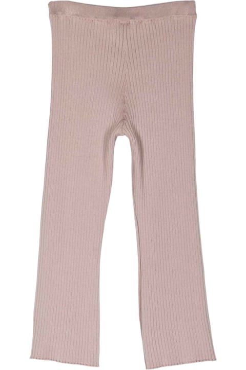 Brunello Cucinelli for Kids Brunello Cucinelli Pink Trousers Girl