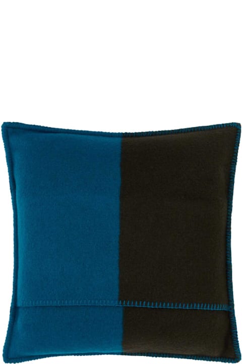 Sale for Homeware Burberry Two-tone Wool Pillow